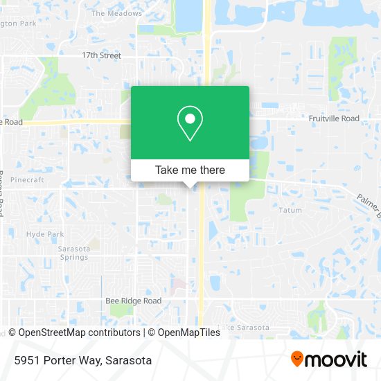 Mapa de 5951 Porter Way