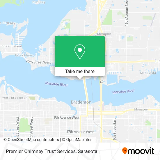 Premier Chimney Trust Services map