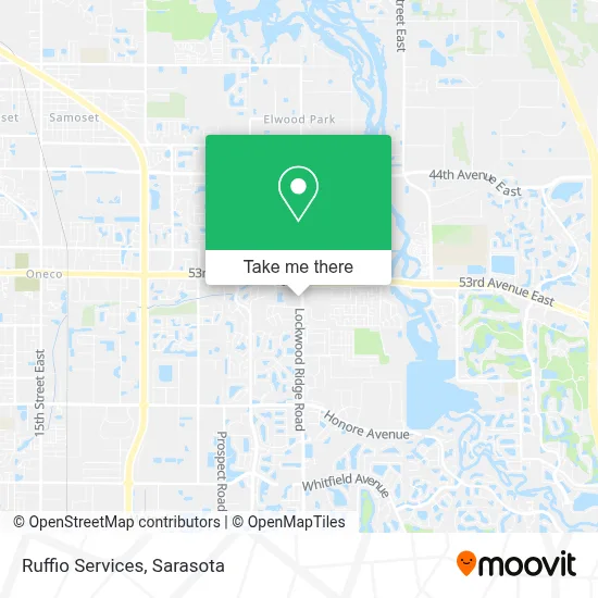 Ruffio Services map