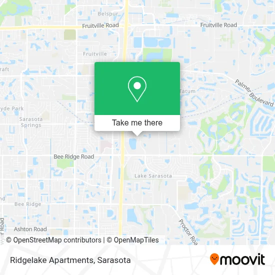 Ridgelake Apartments map