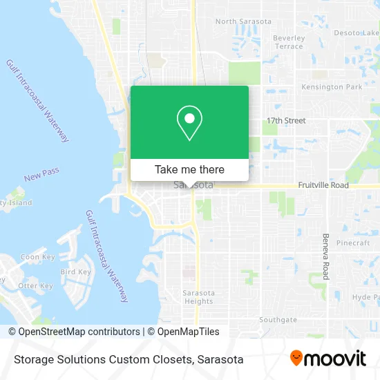 Storage Solutions Custom Closets map
