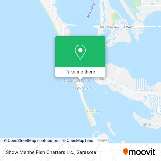 Show Me the Fish Charters Llc. map