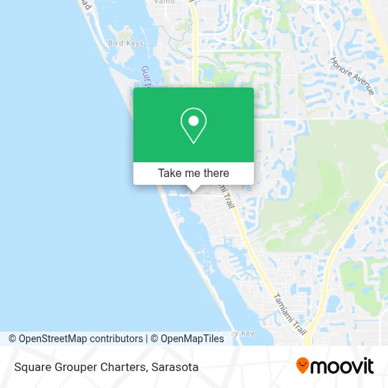 Square Grouper Charters map