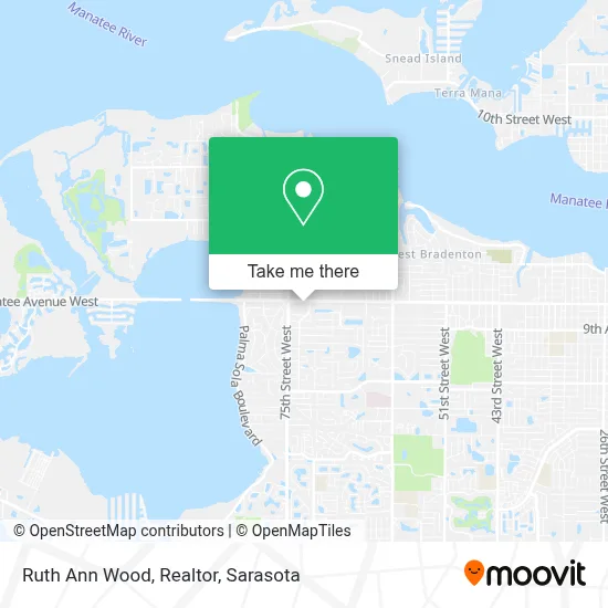 Ruth Ann Wood, Realtor map
