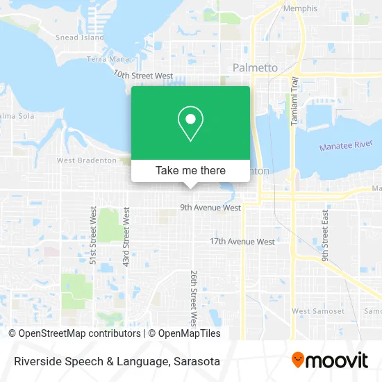 Riverside Speech & Language map