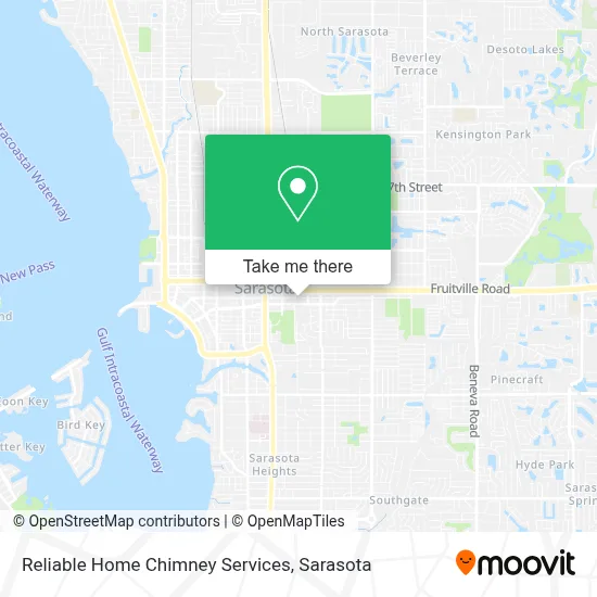 Reliable Home Chimney Services map
