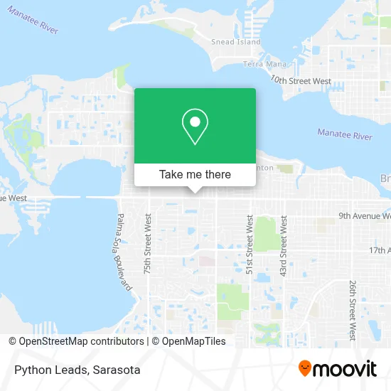 Python Leads map