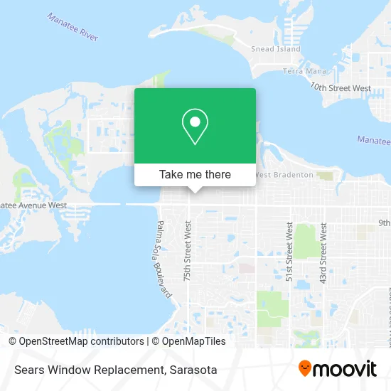 Sears Window Replacement map