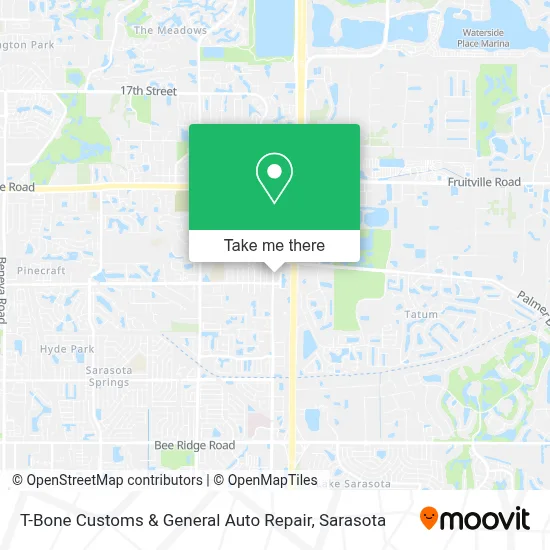 T-Bone Customs & General Auto Repair map