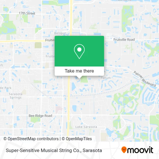 Super-Sensitive Musical String Co. map