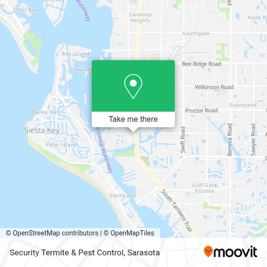 Security Termite & Pest Control map