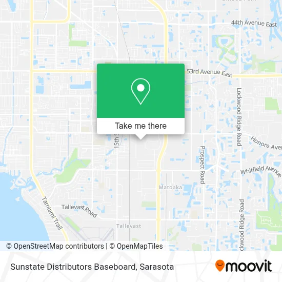 Sunstate Distributors Baseboard map