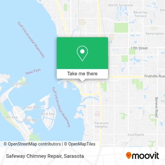 Safeway Chimney Repair map