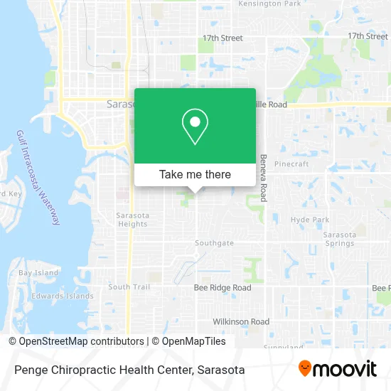 Penge Chiropractic Health Center map