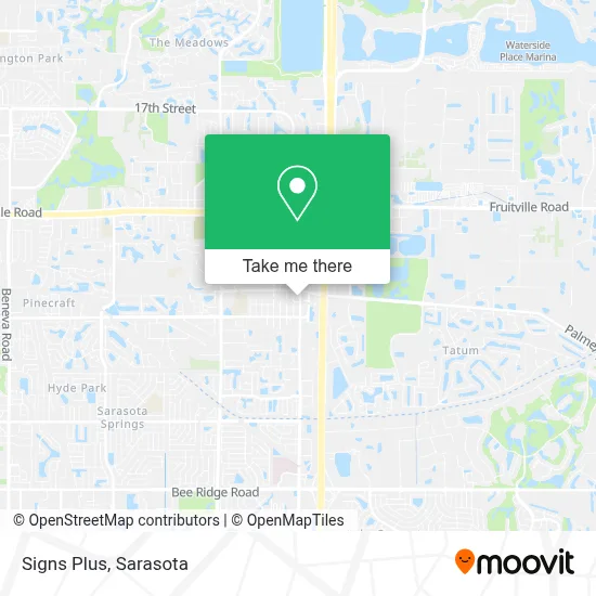 Signs Plus map