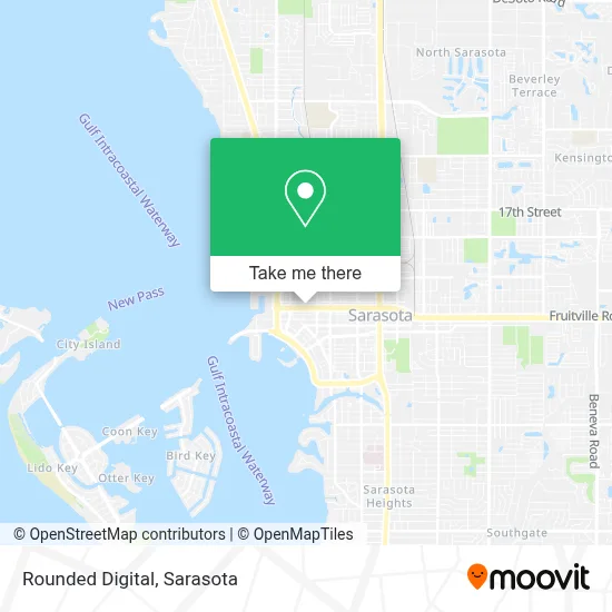 Rounded Digital map