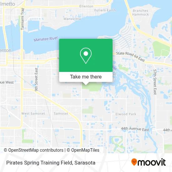 Pirates Spring Training Field map
