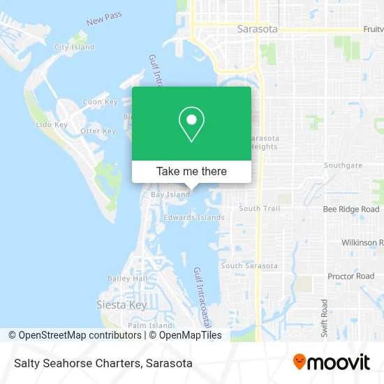 Salty Seahorse Charters map