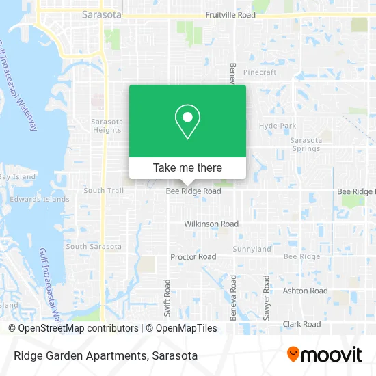 Ridge Garden Apartments map