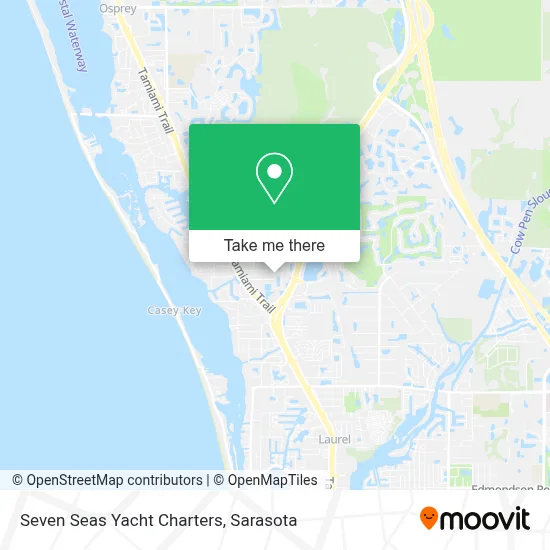 Seven Seas Yacht Charters map