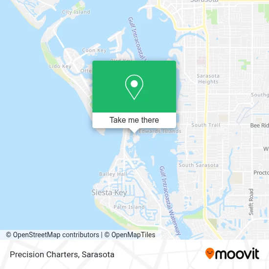 Precision Charters map