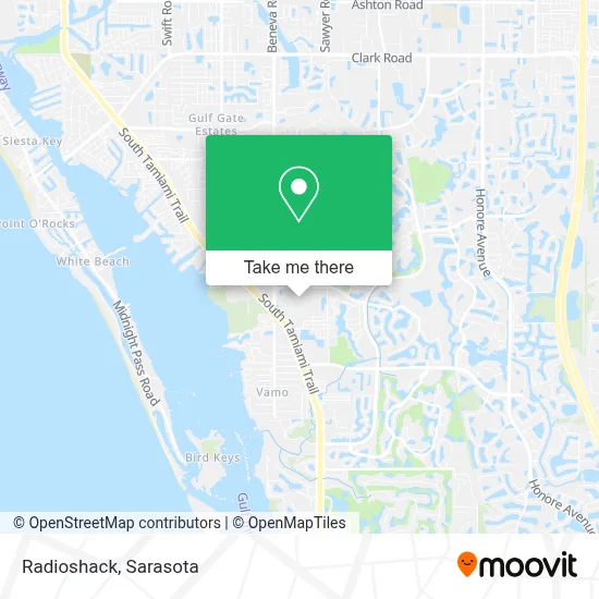Radioshack map
