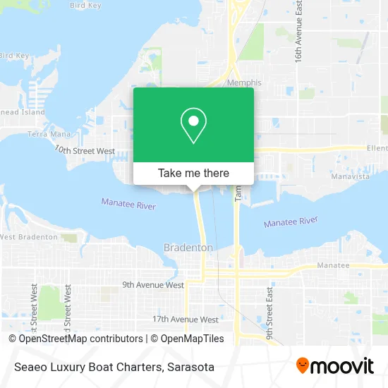 Seaeo Luxury Boat Charters map
