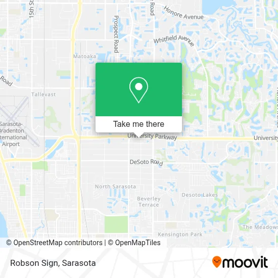Robson Sign map