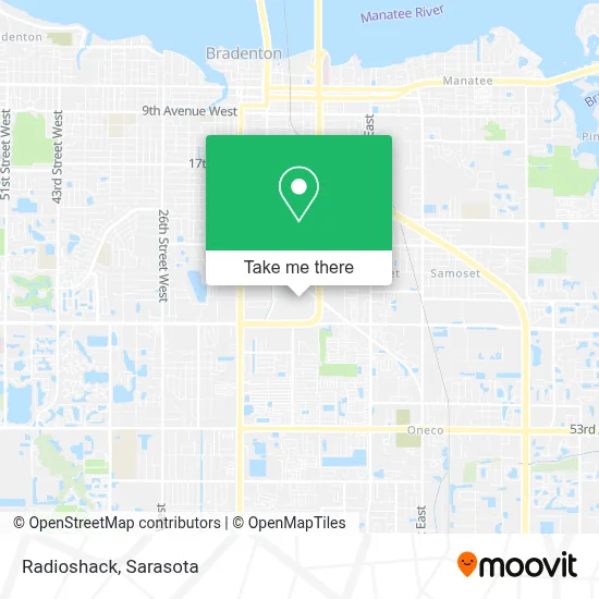Radioshack map