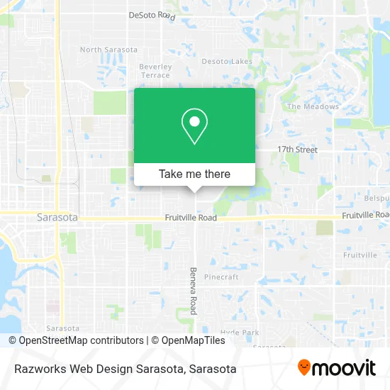 Razworks Web Design Sarasota map