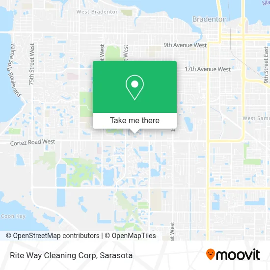 Rite Way Cleaning Corp map
