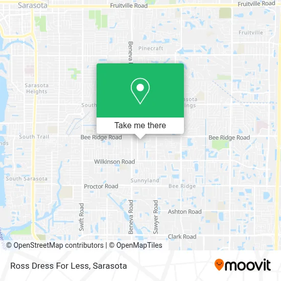 Ross Dress For Less map