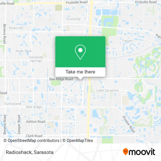 Radioshack map