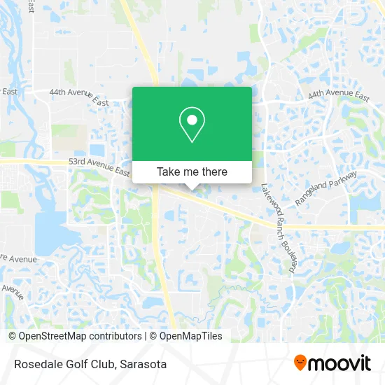 Rosedale Golf Club map