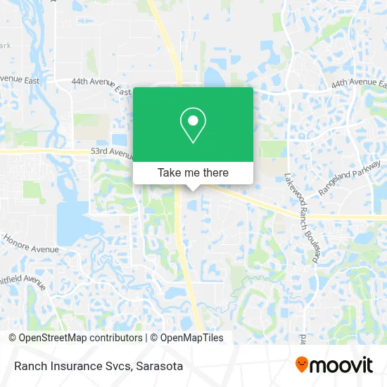 Ranch Insurance Svcs map