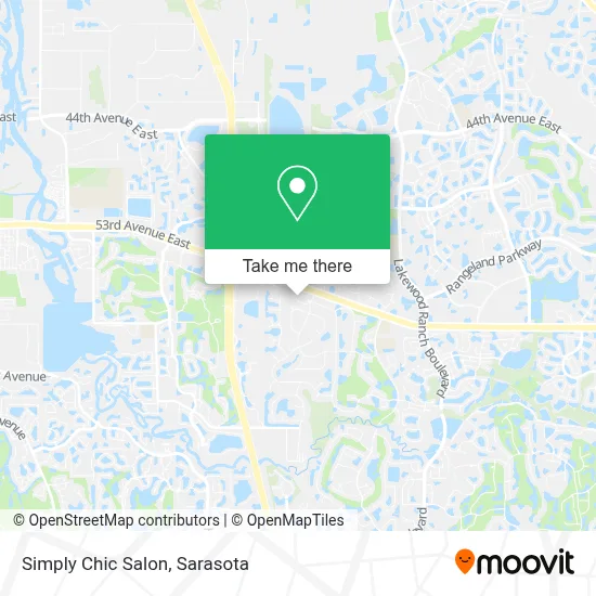 Simply Chic Salon map
