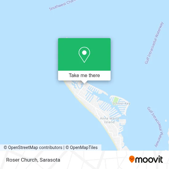 Roser Church map