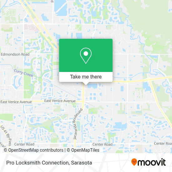 Pro Locksmith Connection map