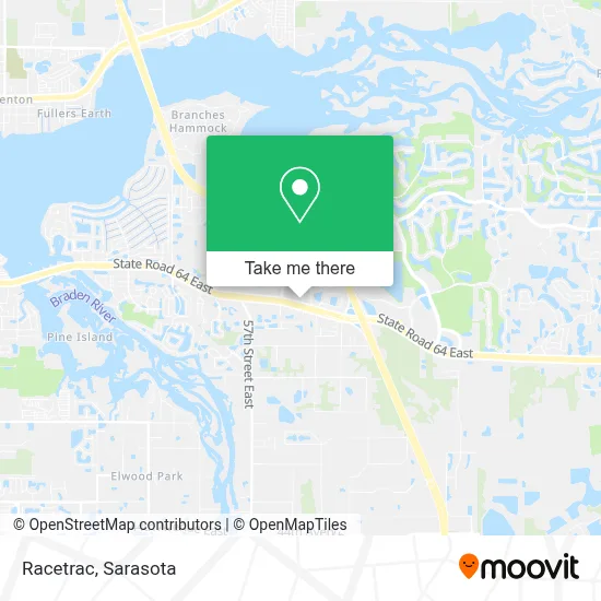 Racetrac map