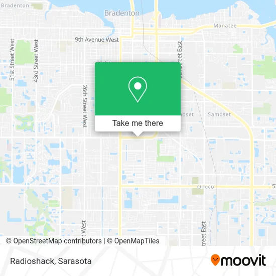 Radioshack map