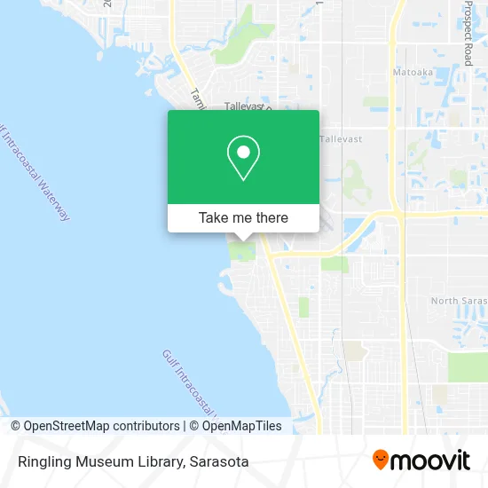 Ringling Museum Library map
