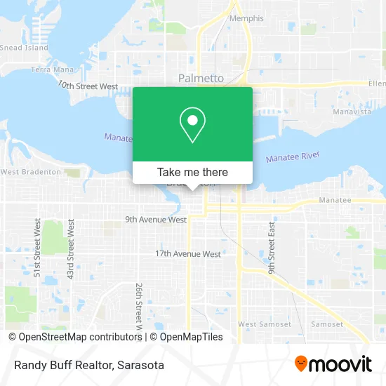 Randy Buff Realtor map