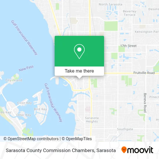 Sarasota County Commission Chambers map