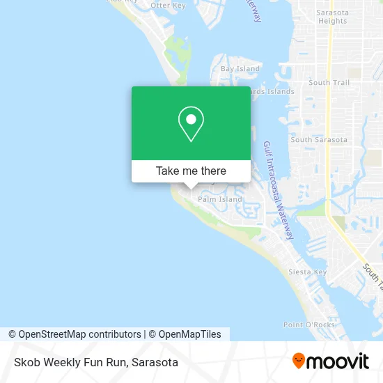 Skob Weekly Fun Run map