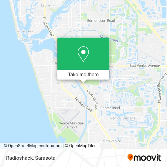 Radioshack map