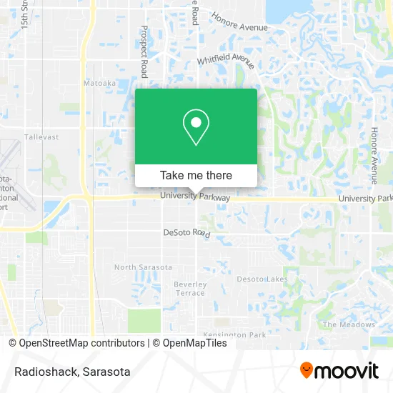 Radioshack map