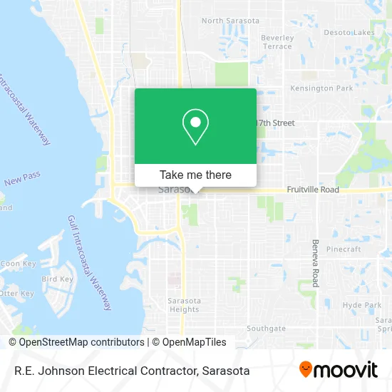 R.E. Johnson Electrical Contractor map