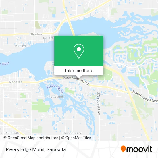 Rivers Edge Mobil map