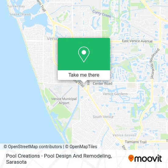 Pool Creations - Pool Design And Remodeling map