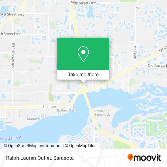 Ralph Lauren Outlet map